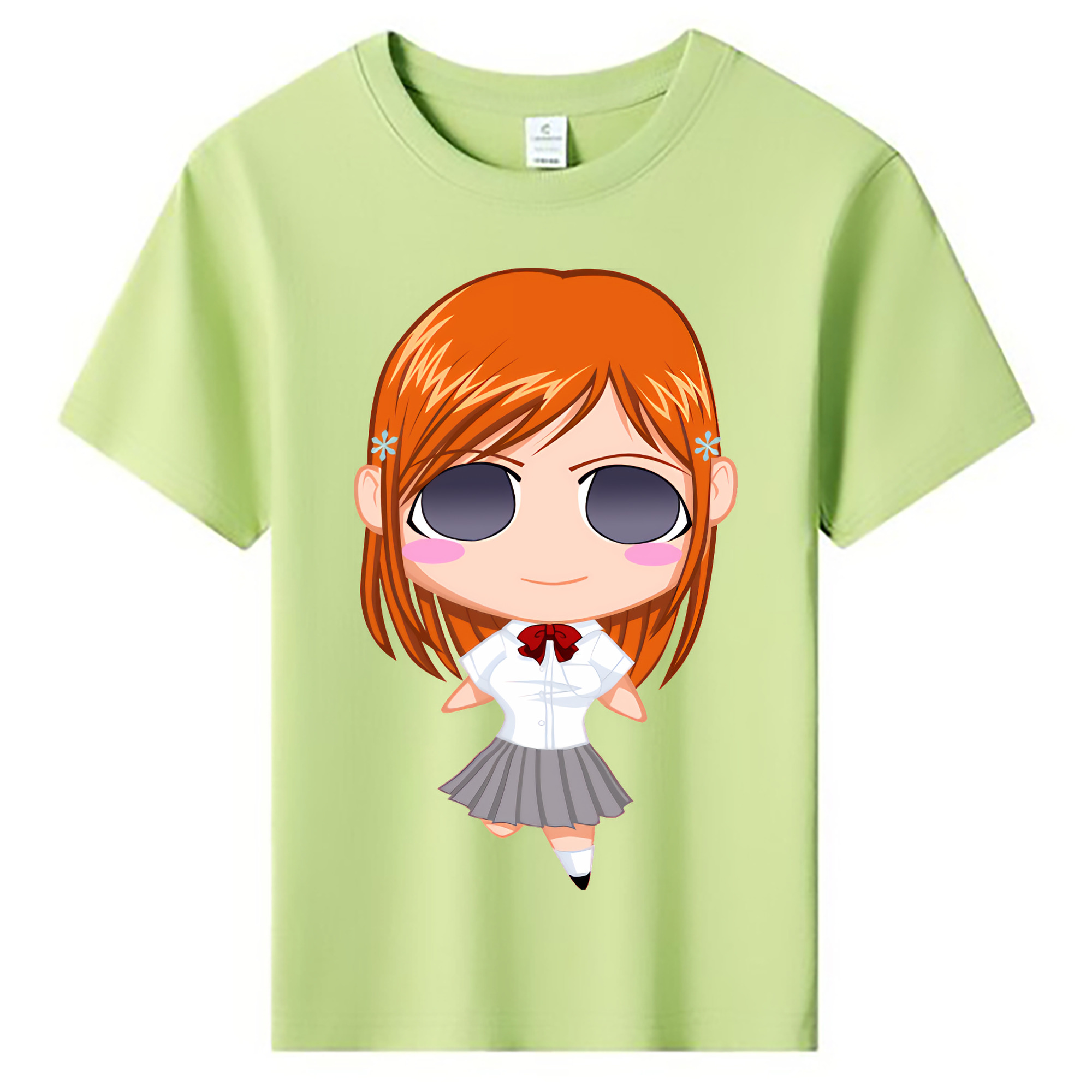 （画像用） ブリーチ 井上織姫（いのうえおりひめ） BLEACH Inoue Orihime 綿100％キッズTシャツ（フロントプリント）
